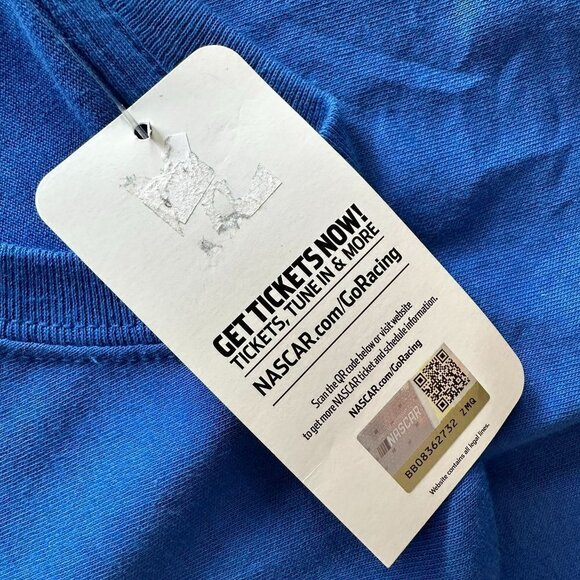 NWT Nascar Kevin Harvick #4 Busch Light Blue T-Shirt Mens Large - Picture 6 of 6